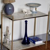 Marble and brass console/shelf