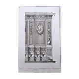 Carpentry board " Stalles de cœur "