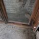 4 old solid oak windows from the early 20th century