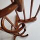 Old wall rack in curved wood, 1900s era