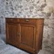 French country buffet, rustic kitchen furniture, wooden buffet, circa 1930–1950.