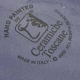 Large ceramic serving platter. Hand-painted ceramics from Tuscany.