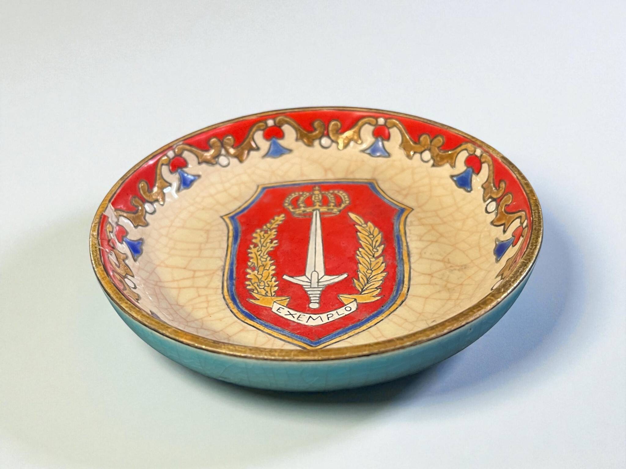 Vide-poche, coupelle en émaux de Longwy, XXème s.