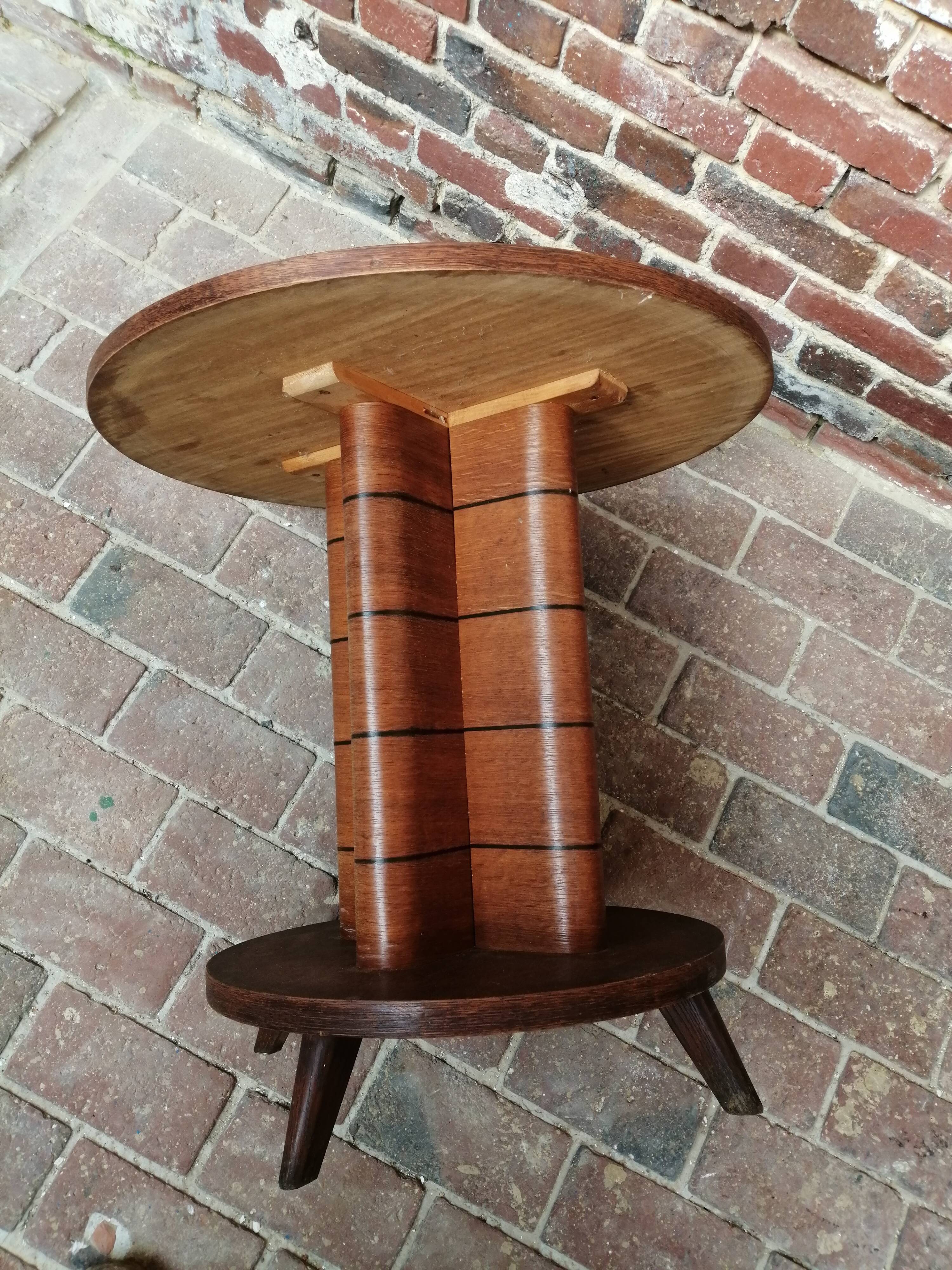 Vintage art deco style gueridon table