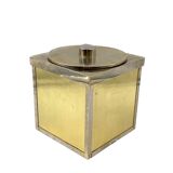 Hollywood regency golden Ice Bucket, Italy, ca. 1970s