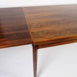 Dining Table With Extension Made In Rosewood By Johannes Andersen From Chr. Linneberg From 1960s