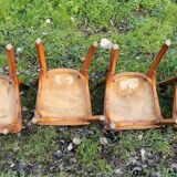 Series of 6 Baumann chairs