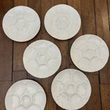 6 new oyster plates