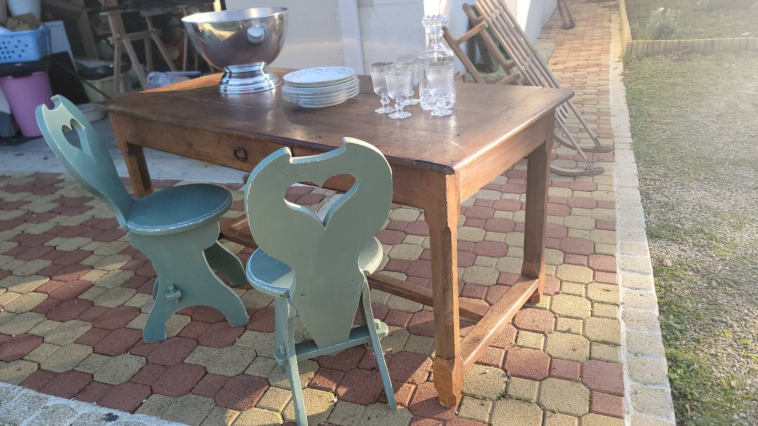 Old farm table