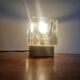 Midcentury Rare Ice Cube Glass Table Lamp, Peill & Putzler, Germany, 1970s