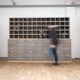 Large wooden hardware cabinet, 1950