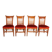 Suite de 4 chaises d'époque directoire