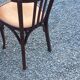 Set de 5 chaises de bistrot anciennes