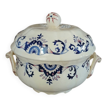 Large soup tureen in Longchamp ironstone