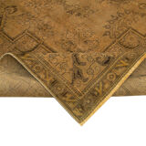Tapis de laine jaune persan surteint 293 cm x 380 cm
