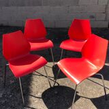 Set of 4 Maui chairs by Vico Magistretti, Kartell