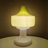 Mushroom table lamp designed in glass dijkstra 1970