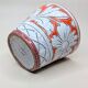 Vintage Fratellini Fanciullacci orange cache-pot