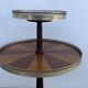 Late 19th century tripod pedestal table in wood marquetry