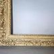 Large old Montparnasse carved wood frame 72x63 for painting 52x44 cm B161