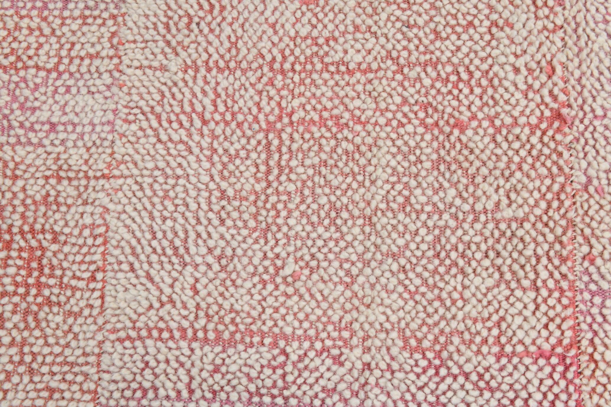 Oversize Pink Kilim Rug, 265x322Cm