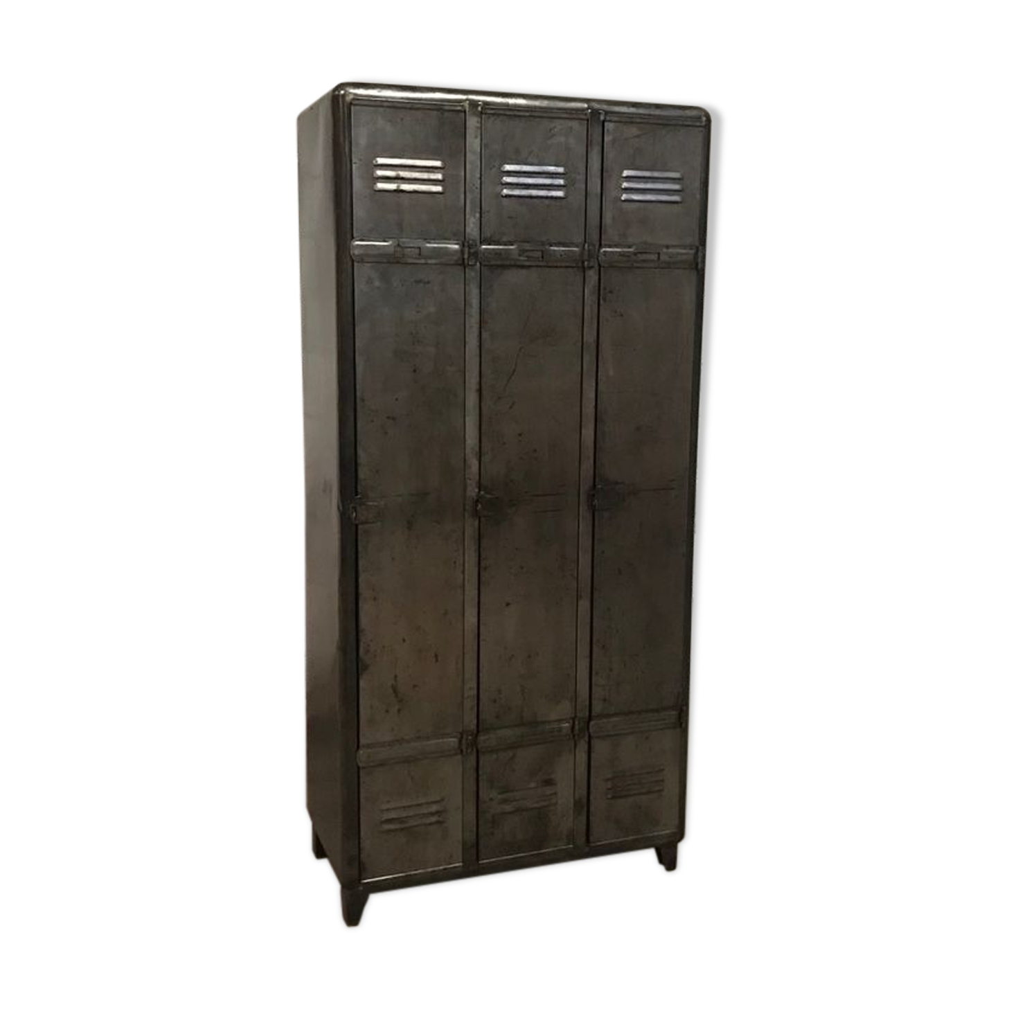 Industrial vintage wardrobe 3 doors