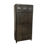 Industrial vintage wardrobe 3 doors