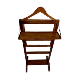 19th century walnut chamber valet
