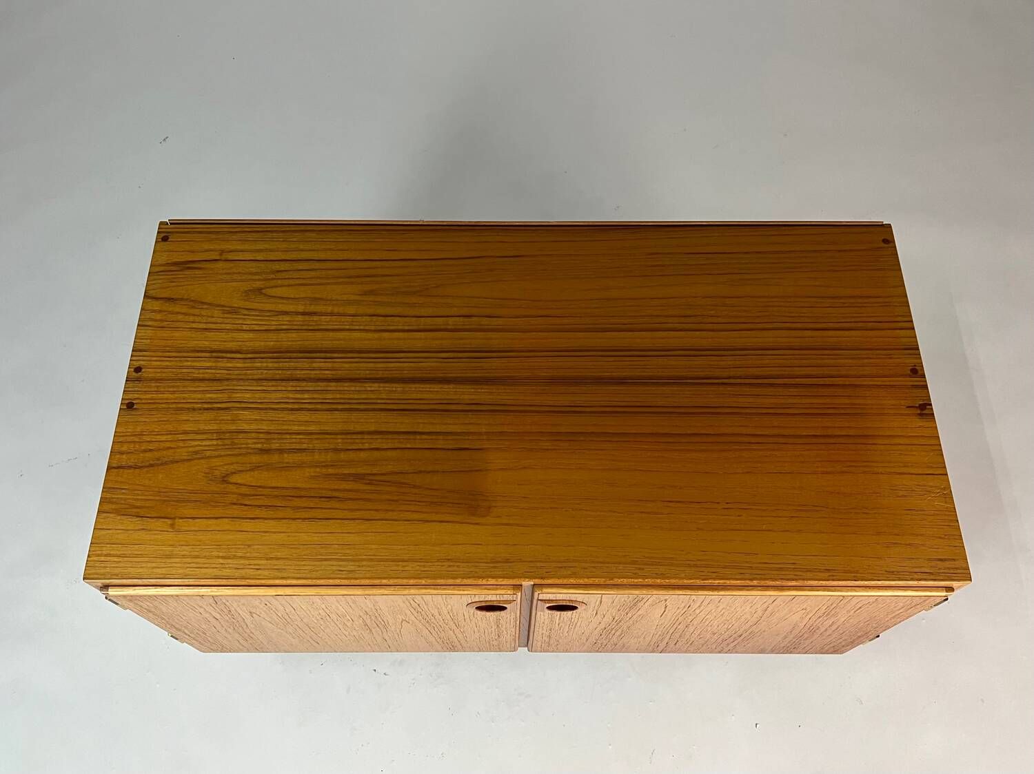 Danish teak lowboard chest of drawers TV HiFi sideboard vintage 70s