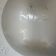 70s frosted engraved globe lantern chandelier