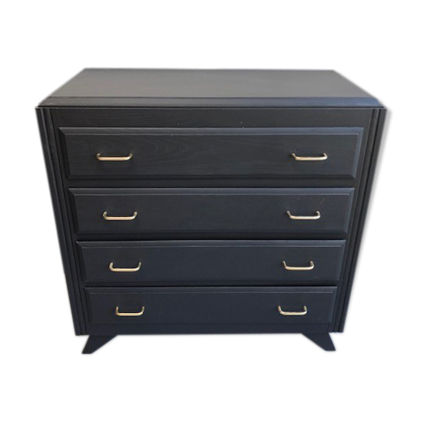 Vintage chest of drawers compass feet