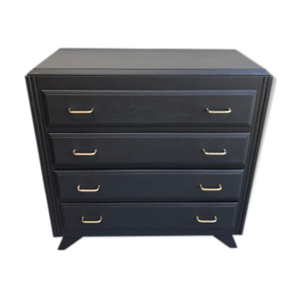 Vintage chest of drawers compass feet