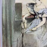 Poster fixed on paper after Achille Devéria