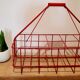 Vintage metal bottle holder