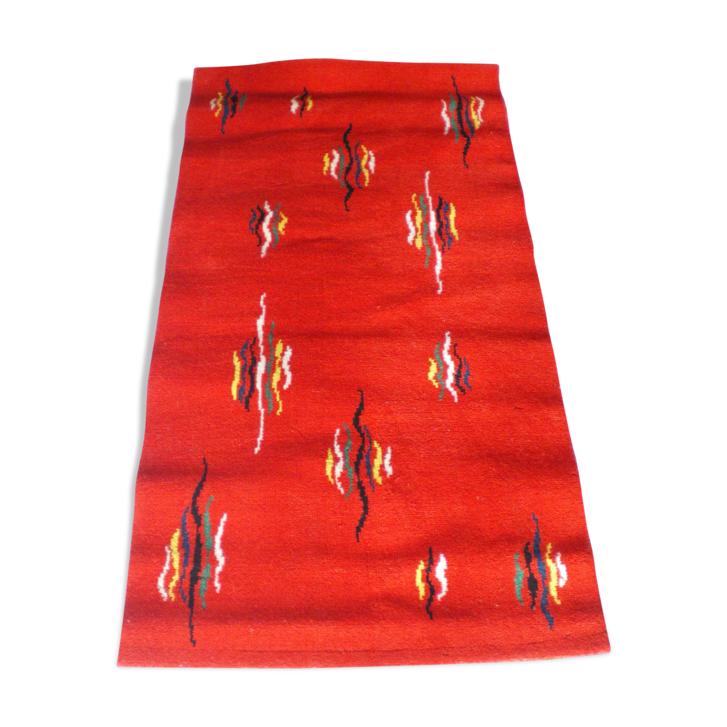 Wool carpet 50's, 120x60cm