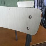 Pair of small kindergarten chairs formica vintage 1960S