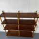Mid-century modernist teak stick wall cabinet attributed to Willem Lutjens for Gouda Den Boer, 1950s