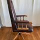 Chesterfield leather office chair