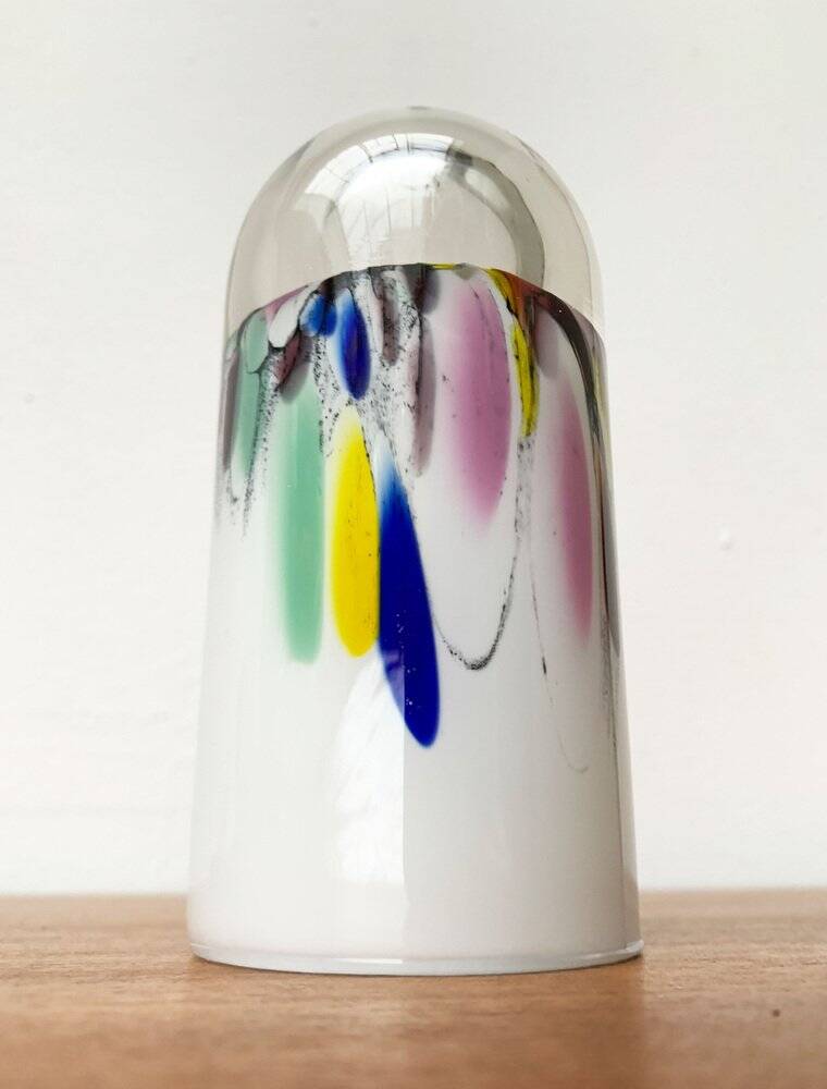 Postmodern glass vase by Hans Jürgen Richartz for Richartz Art Collection, 1980s.