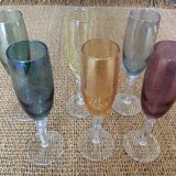6 champagne flutes