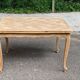 Renovated Louis XV extendable dining table in solid oak 120-200cm