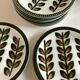 Set of 11 plates Rambouillet Boch 1960