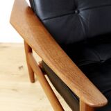 Arne Vodder Lounge Chair & Ottomane FD 164 for France & Søn