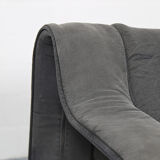 Danish design KEBE steeltube graphic upholstered lounge chair