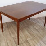 Scandinavian extendable meal table Denmark teak 1960