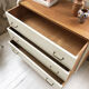 Commode vintage blanche