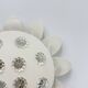 Set of 2 Emil Stejnar wall lamps with flower crystals, 1950s Vienna