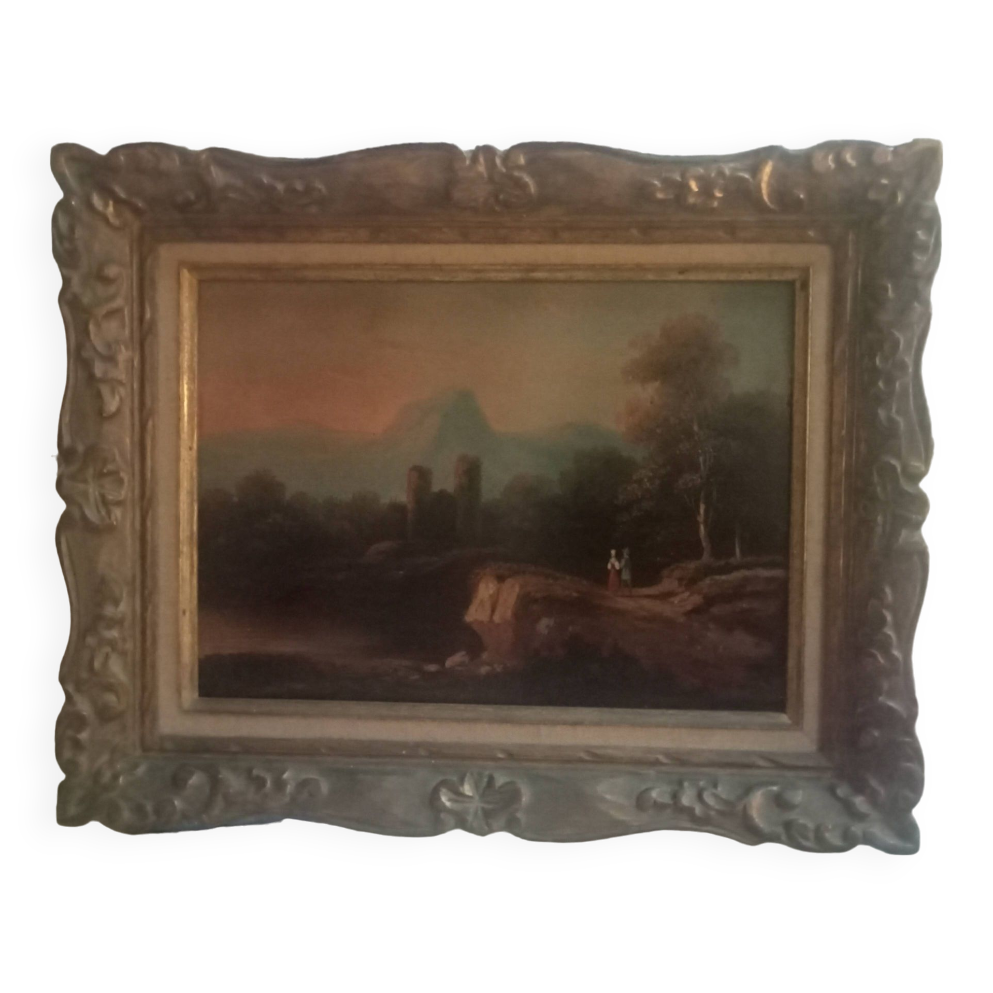 Pair of oil painting on wood