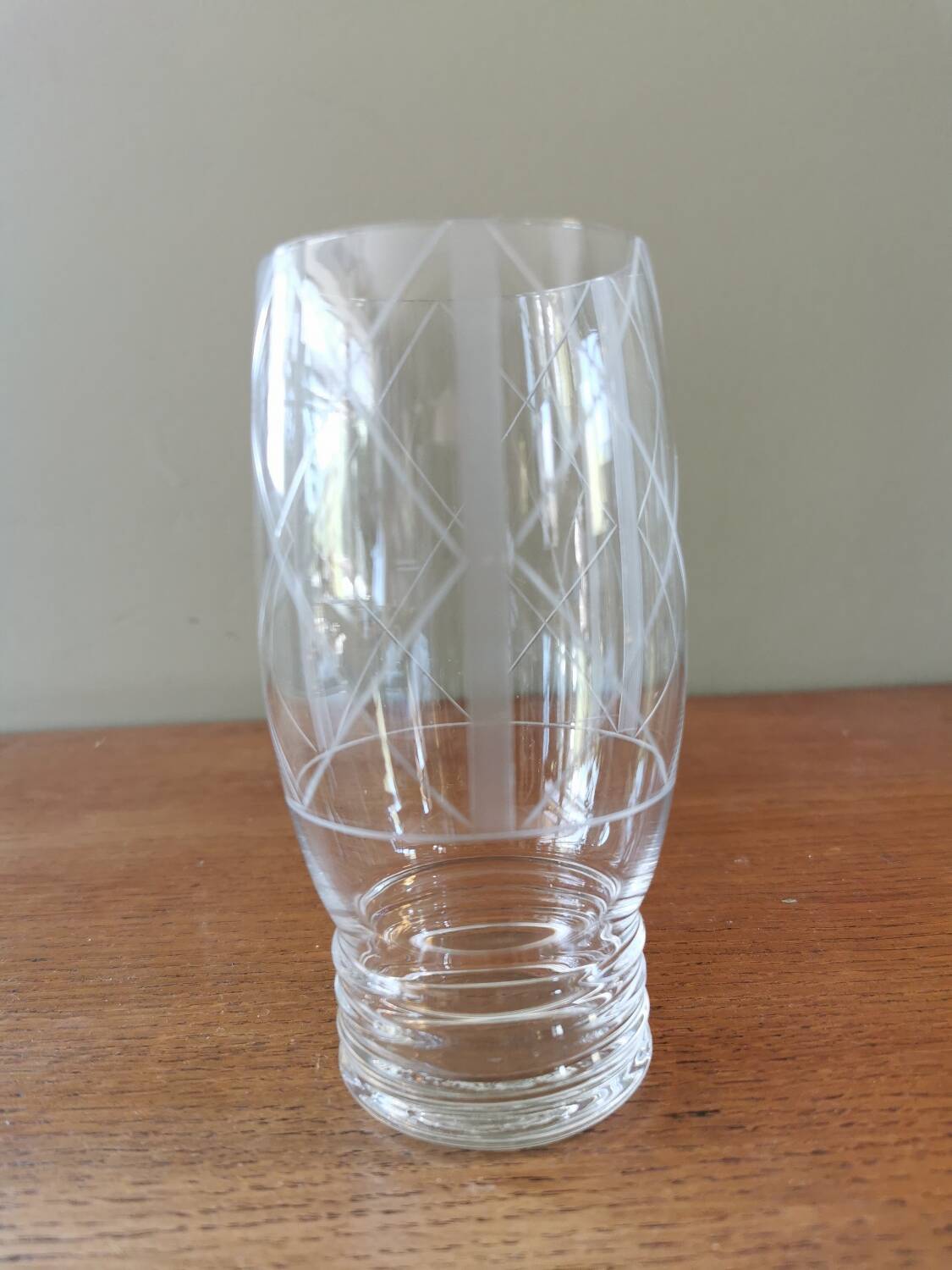 Vintage crystal orangeade set