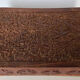 Carved wooden box